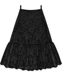 Givenchy - Sliced Mini Ruffled Dress - Lyst