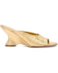 Dries Van Noten - Open-Toe Leather Sandals - Lyst