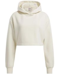 Reebok - Classics Cropped Hoodie - Lyst