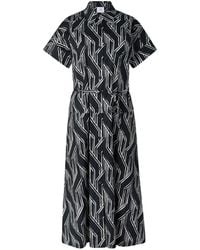 Bogner - Roxana Graphic-Print Maxi Shirt Dress - Lyst