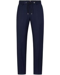 BOSS - H-Genius-Ds-B1 Slim-Cut Trousers - Lyst