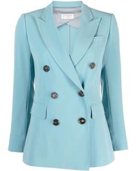 Alberto Biani - Double-Breasted Button Blazer - Lyst