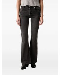 Silvian Heach - Raw-Cut Flared Jeans - Lyst
