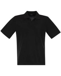 Herno - Polo En Jersey À Col Ouvert - Lyst