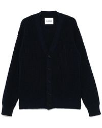 Jil Sander - V-Neck Cardigan - Lyst