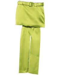 Self-Portrait - Belted Bow-Detail Mini Skirt - Lyst