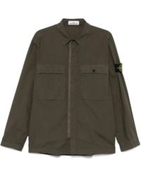 Stone Island - Compass-Badge Overshirt - Lyst