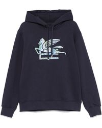 Etro - Pegaso-Motif Hoodie - Lyst