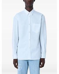 Gucci - Long-Sleeved Cotton Shirt - Lyst