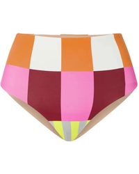 Cala De La Cruz - Elisa Chequered Bikini Bottom - Lyst