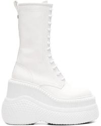 Casadei - Mammouth Lace-Up Boots - Lyst