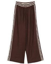 ALÉMAIS - Lori Side-Stripe Drawstring Palazzo Pants - Lyst