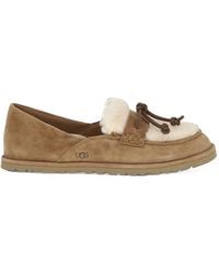 UGG - Zora Shearling-Trim Loafers - Lyst
