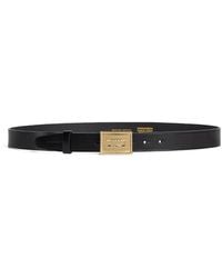 DSquared² - Riem Met Rechthoekige Gesp En Dsq2-Plakkaat - Lyst