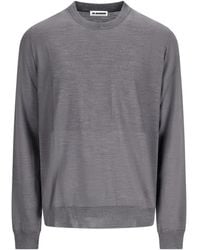 Jil Sander - Crew-Neck Wool Sweater - Lyst