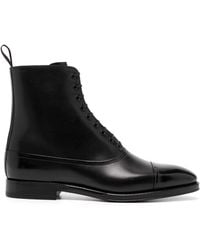 Bally - Almond-toe Leather Ankle Boots - Lyst