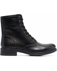 Geox - Lace-Up Leather Boots - Lyst