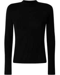 Pinko - Wool Ribbed-Cuff Sweater - Lyst