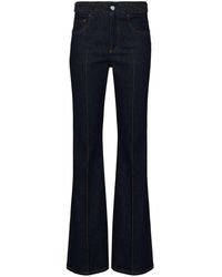 Chloé Flare High-waist Jeans - Blue