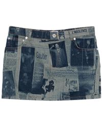 Jean Paul Gaultier - Belt-Loop Mini Skirt - Lyst