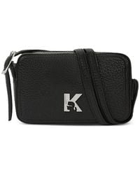 KARL LAGERFELD - Petit Sac À Bandoulière À Logo K - Lyst