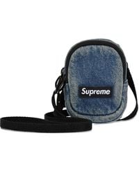 Supreme - Mini Umhängetasche Aus Denim - Lyst