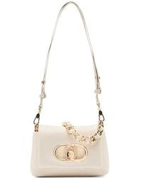 Liu Jo - Small Lapuffy Monogram Shoulder Bag - Lyst