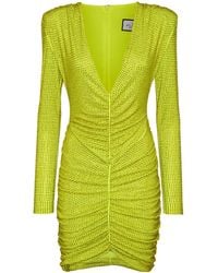 Philipp Plein - Robe Courte À Ornements Strassés - Lyst