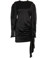 Magda Butrym Silk Backless Torance Dress - Zwart