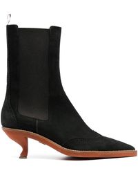 Thom Browne - Chelsea-Boots mit Budapesterdetails - Lyst