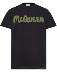 Alexander McQueen - Graffiti Tシャツ - Lyst