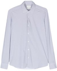 Dell'Oglio - Overhemd Met Geometrische Print - Lyst