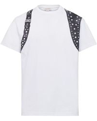 Alexander McQueen - Harness Studded T-shirt - Lyst