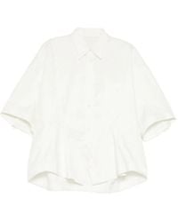 JNBY - Geplooide Blouse Met Borstzak - Lyst