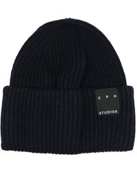 COPENHAGEN - Bonnet Côtelé À Patch Logo - Lyst