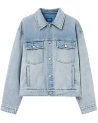 WOOYOUNGMI - Geknöpfte Jacke Mit Logo-Patch - Lyst