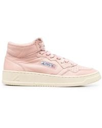 Autry - Mid-Top Lace-Up Sneakers - Lyst