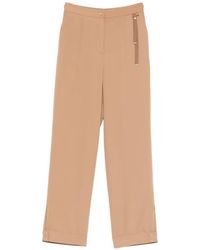 Herno - Pantalon À Fentes Et Détail En Gros-Grain - Lyst