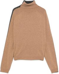 Semicouture - Turtleneck Wool-Blend Sweater - Lyst