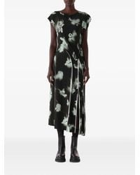 Jason Wu - Floral-Print Asymmetric-Hem Midi Dress - Lyst
