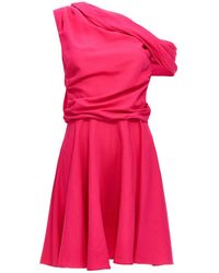 Rochas - Draped Mini Dress - Lyst