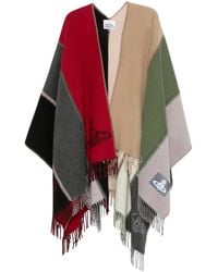 Vivienne Westwood - Orb-Print Blanket Poncho - Lyst