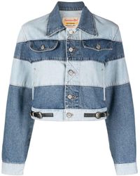 ANDERSSON BELL - Mahina Patchwork-striped Denim Jacket - Lyst