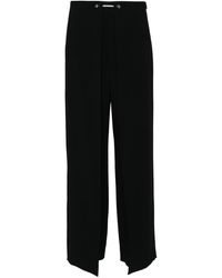 Emporio Armani - Pants With Piercing - Lyst