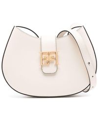Elisabetta Franchi - Medium Leather Shoulder Bag - Lyst