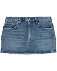 Agolde - Alek Mini Skirt - Lyst