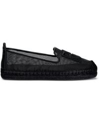 DKNY - Logo-Patch Mesh Espadrilles - Lyst