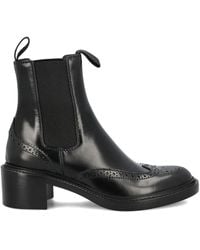 Saint Laurent - Botas chelsea Vicent con tacón de 50 mm - Lyst