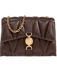 Versace - Mini Kleio Schultertasche Mit Steppung - Lyst