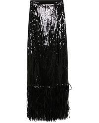 ‎Taller Marmo - Falda larga con lentejuelas - Lyst